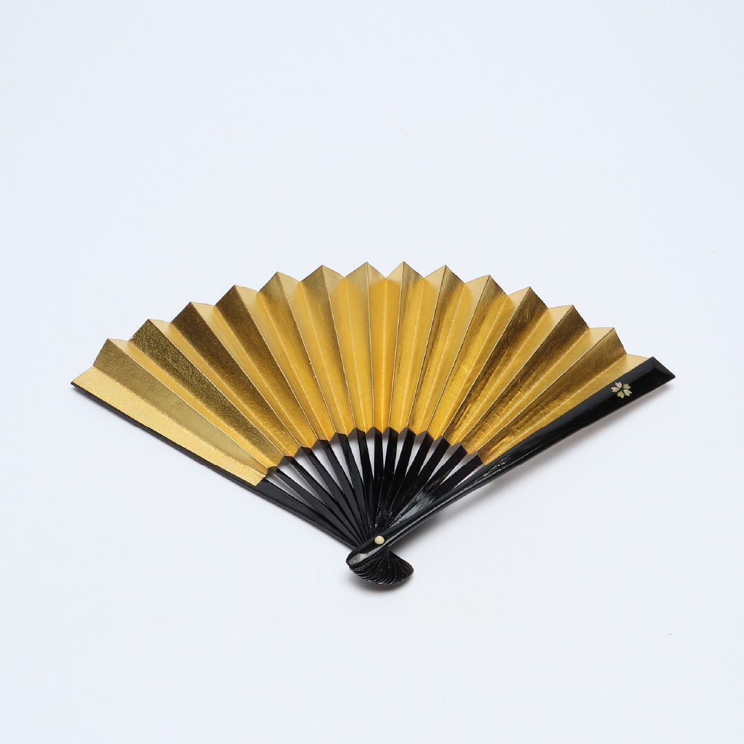 扇子 末広 留袖用 竹製 紙 Aランク 和装小物 金系 銀系 1240-00604
