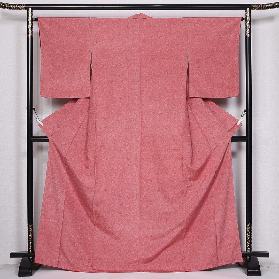 江戸小紋 身丈168cm 裄丈64.5cm XL 正絹 Aランク 袷 広衿 鮫 1262-10647