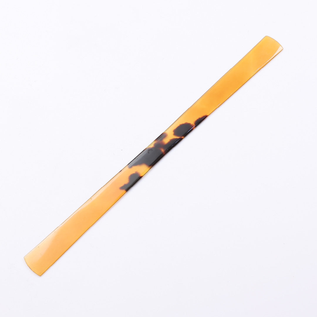 アンティーク 笄 髪飾り Bランク アクリル樹脂 べっ甲風 かんざし 婚礼 黄系 1237-00173