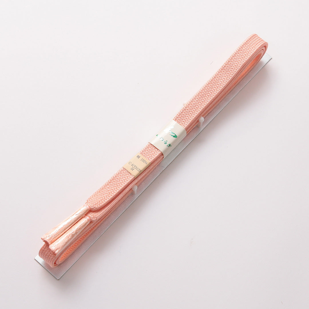 新古品 帯締め 正絹 Nランク 平組紐 内記組 ピンク系 共箱 D 1236-01371