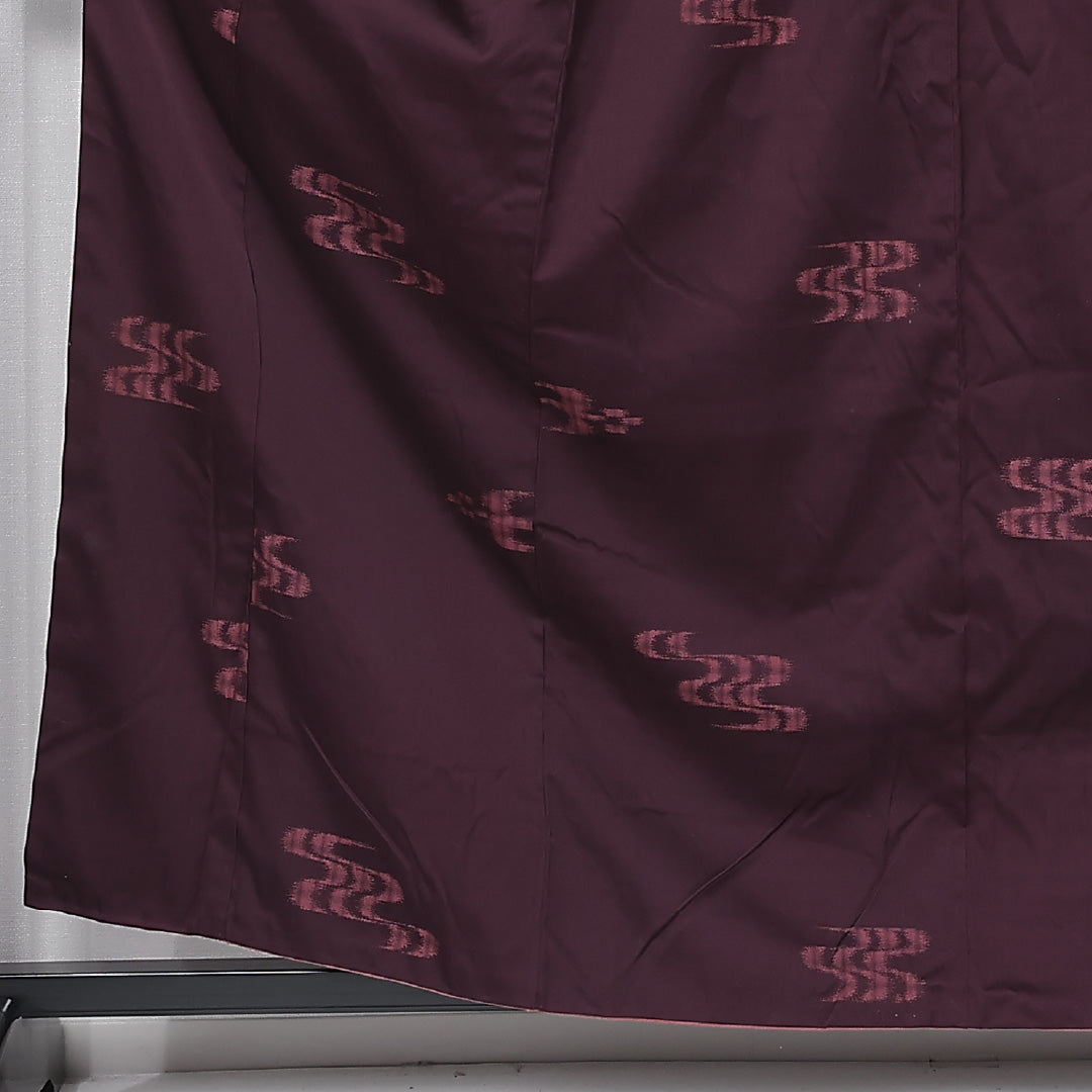 お召 袷 身丈159cm 裄丈64cm 正絹 Bランク インフォーマル バチ衿 Mサイズ 観世水 紫系 HP 1222-12025
