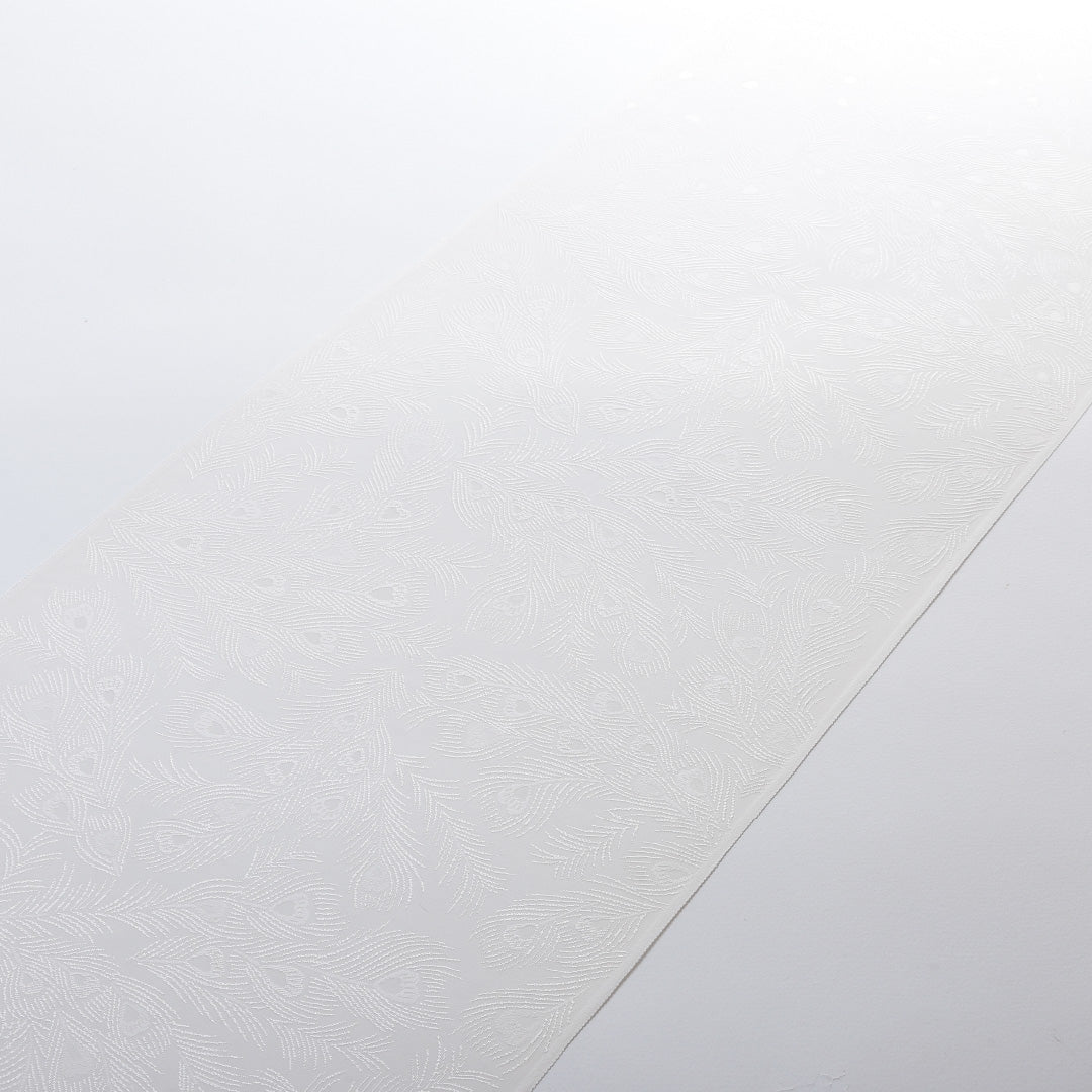 新品 反物 色無地 正絹 山口美術織物 丹後ちりめん 証紙 白系 1232-00027-G036-11 1232-00027-G036