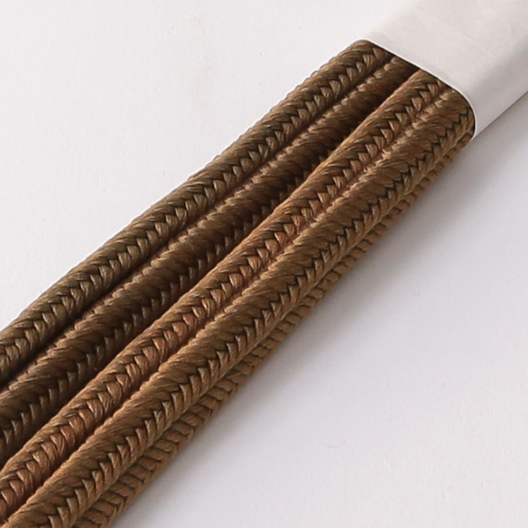未使用品 帯締め 正絹 Sランク 角組紐 冠組 茶系 1236-01499
