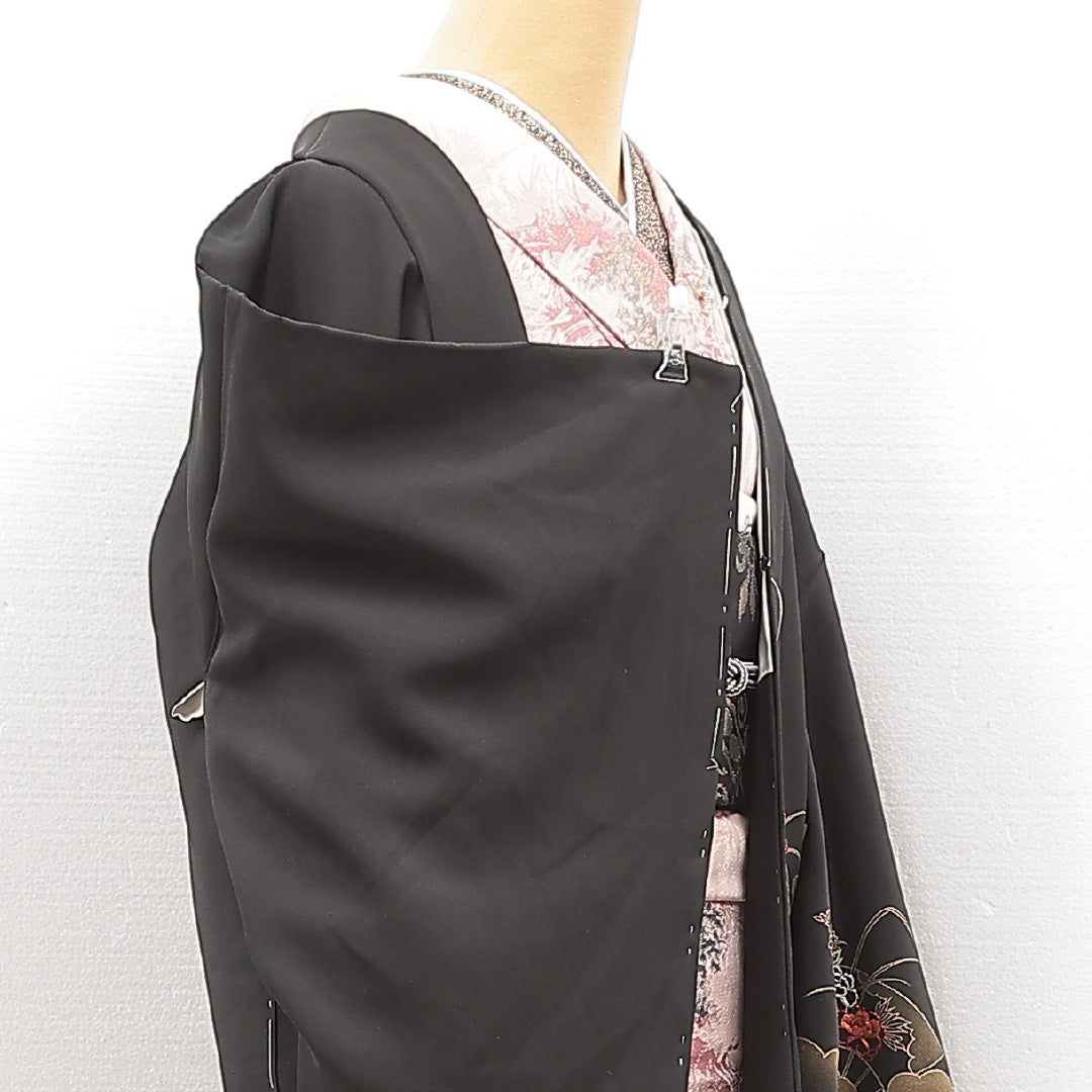 黒羽織 1233-17040 着付け