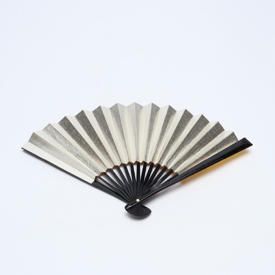 扇子 末広 留袖用 竹製 紙 Sランク 和装小物 金系 銀系 1240-00608