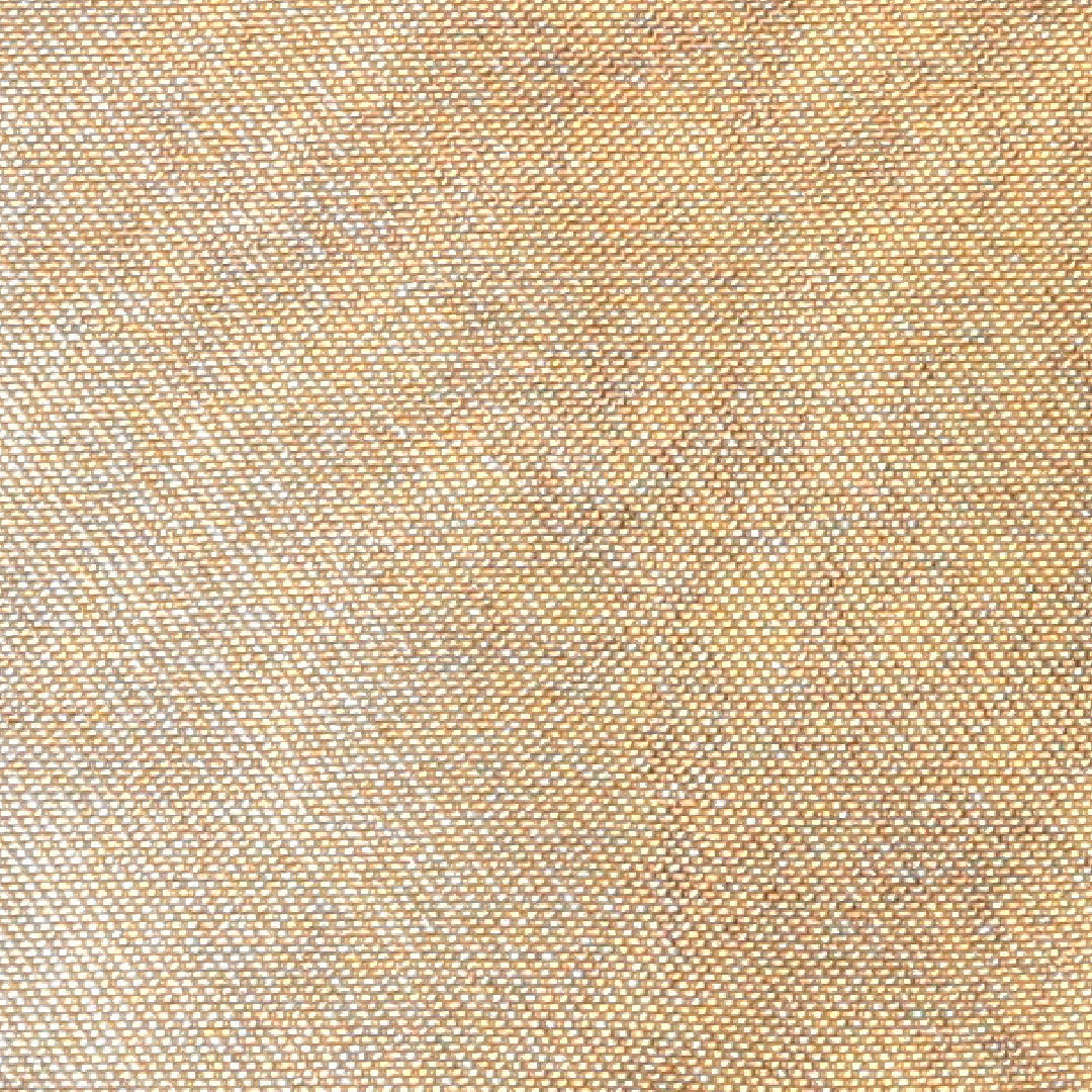 九寸名古屋帯 Sランク 帯丈362cm 正絹 六通 名古屋仕立て 織り インフォーマル ガード加工 クリームに近い淡い金系 M4 1245-02118