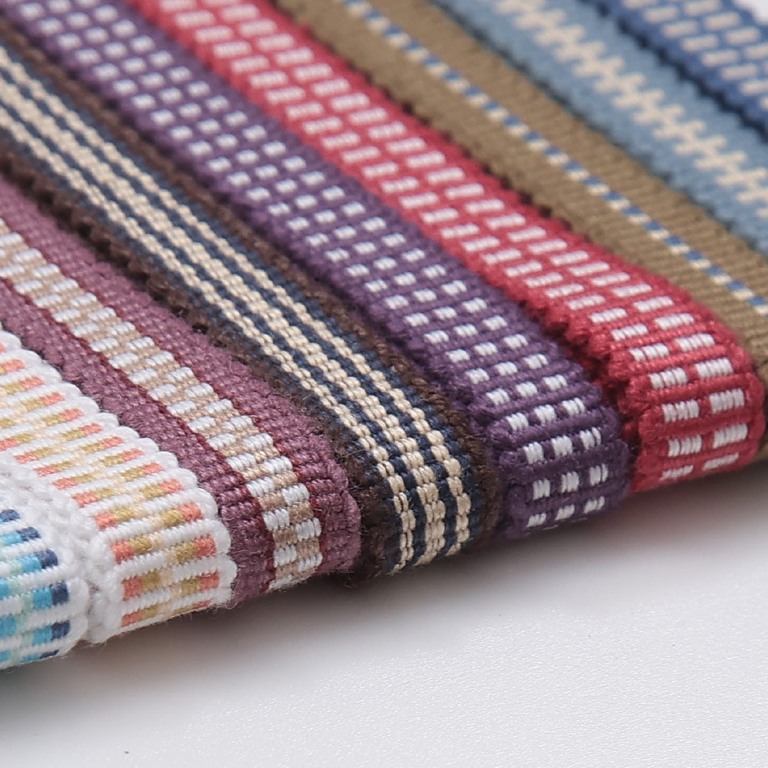 新品 真田紐 帯締め 長さ124cm 幅1cm 平織り 三分紐 12123-00001