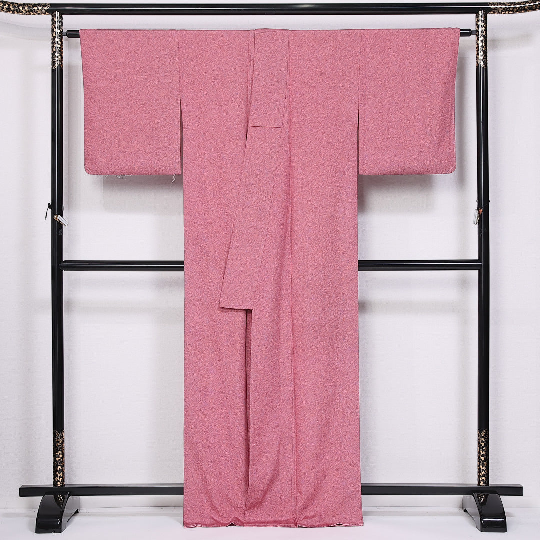 江戸小紋 身丈167cm 裄丈63cm XL 正絹 Sランク 袷 広衿 鮫 1262-11036