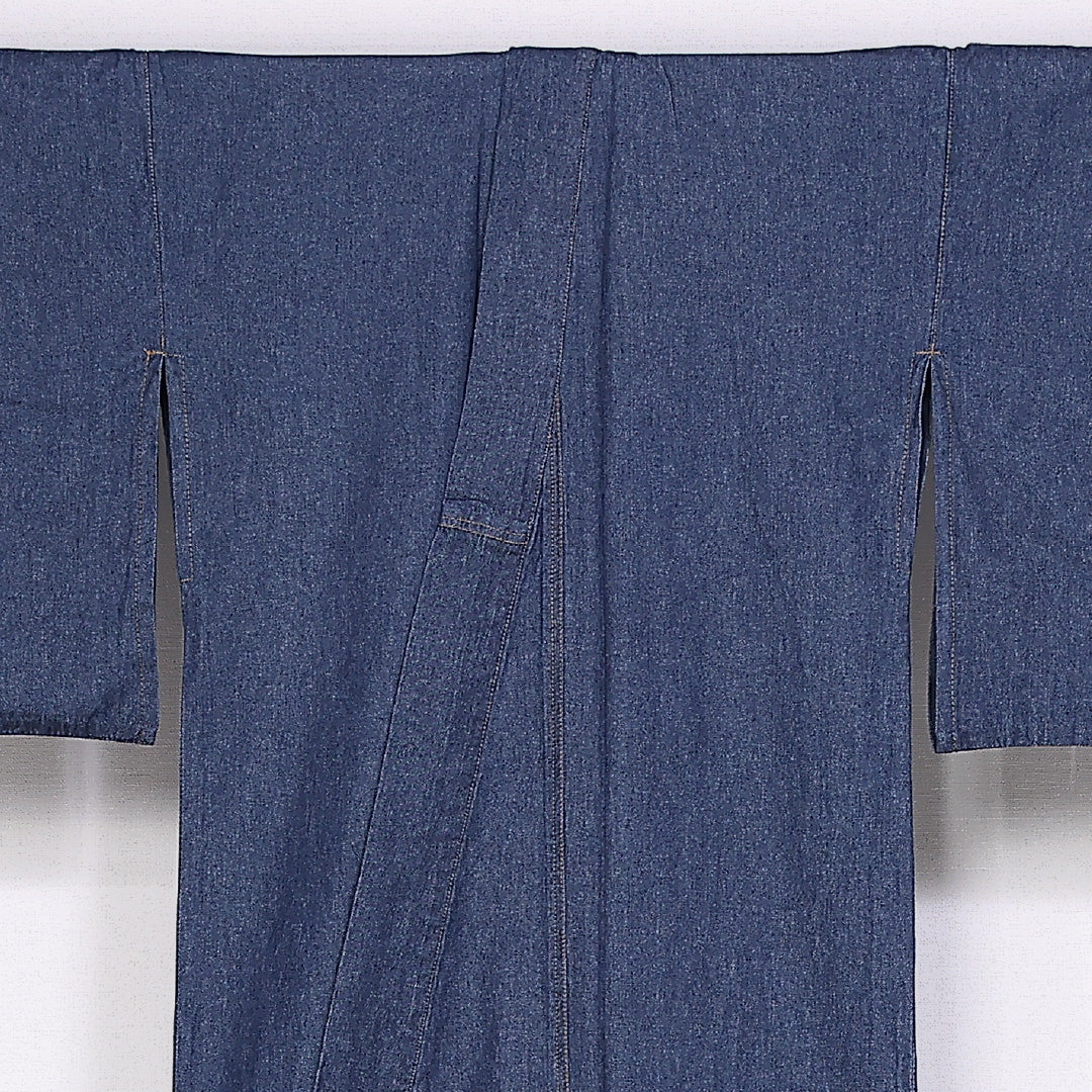 新品 デニム着物 3色 M/Lサイズ 洗える着物 木綿 男女兼用 紬 小紋 単衣 1266-00001