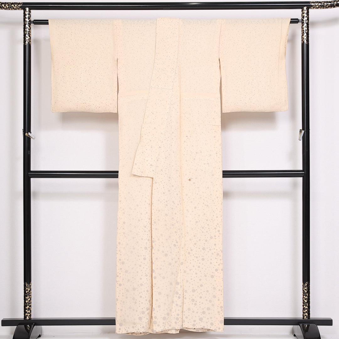 付下げ 夏着物 身丈156cm 裄丈63.5cm Cランク 紗袷 正絹 広衿 夏物 1261-10041