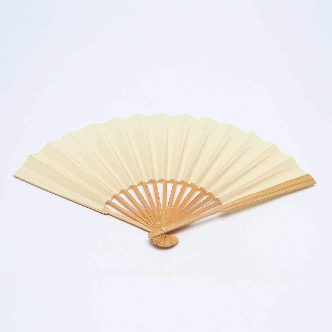 扇子 末広 礼装用 竹製 紙 Bランク 和装小物 白系 クリーム系 1240-00571