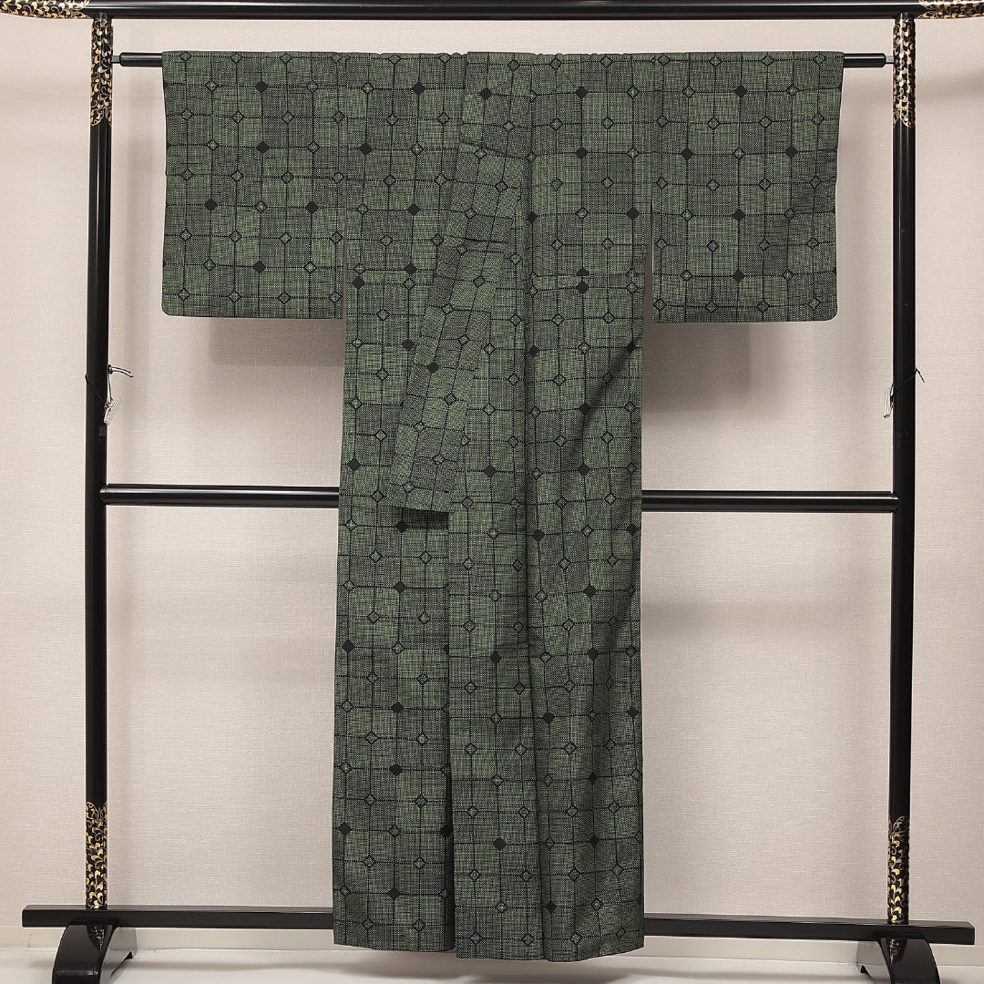 紬 1223-17170 着付け