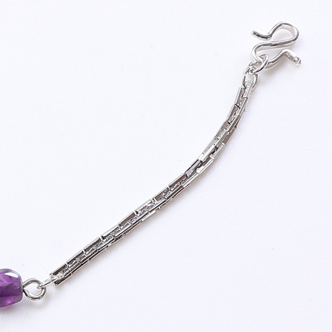 羽織紐 Sランク 天然石 紫水晶 アメジスト 紫系 1242-00269