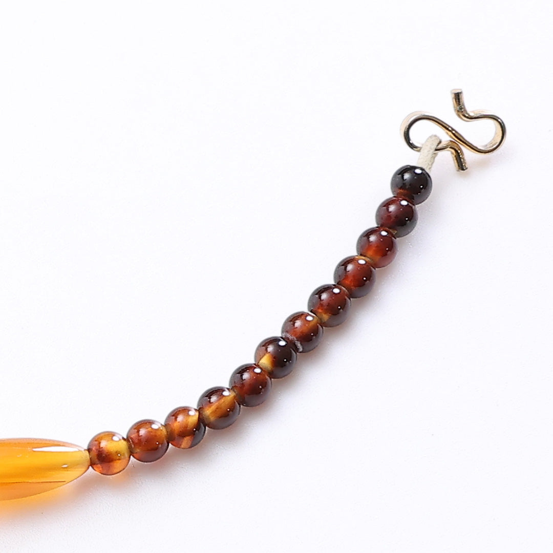 羽織紐 Sランク べっ甲 黄系 1242-00263