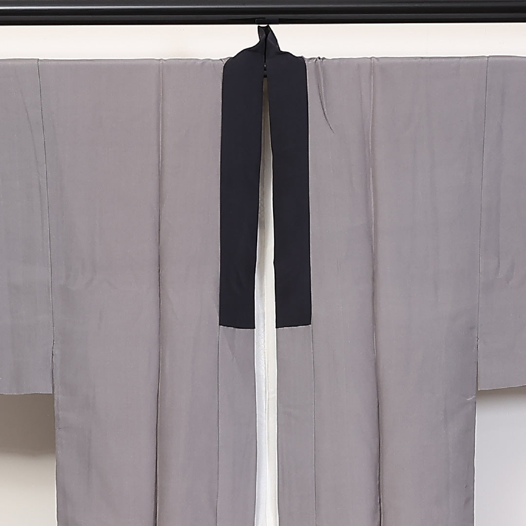 男物 袷 身丈137cm 裄69.5cm 長襦袢 正絹 鹿の子 Aランク 1219-00012