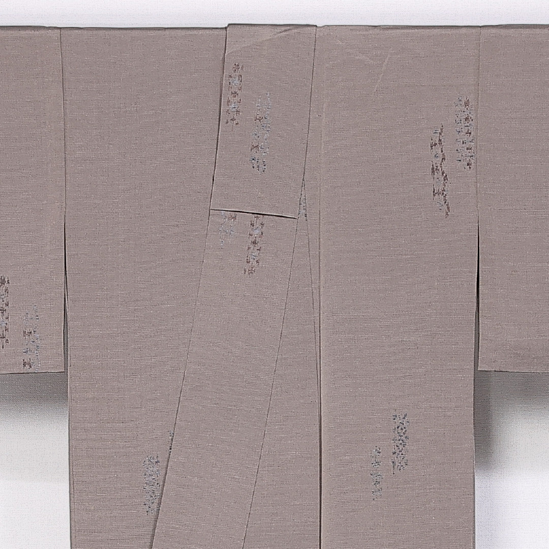 紬 身丈158cm 裄丈62cm M 正絹 Aランク 単衣 広衿 紬 創作 1216-10962