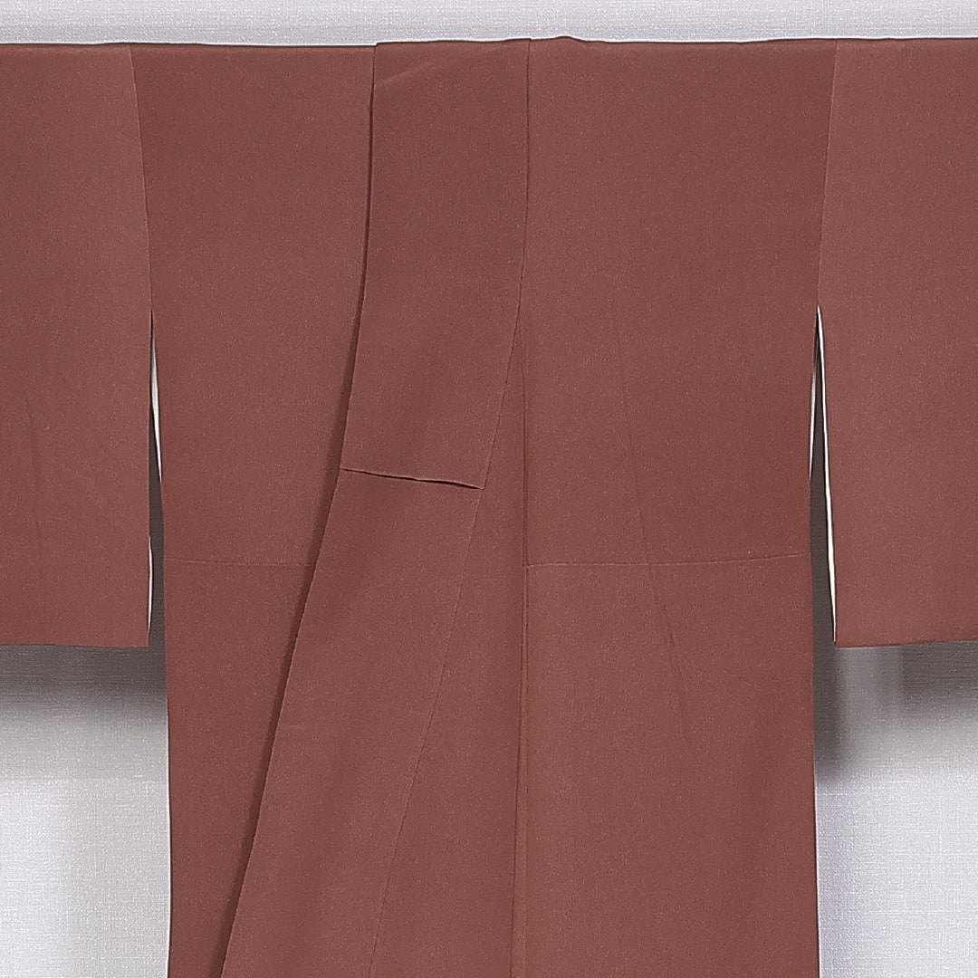色留袖 三つ紋 身丈156cm 裄丈67.5cm 袷 丸に橘 正絹 Sランク 広衿 鶴 笠松 吉祥文様 金彩 1211-F0354
