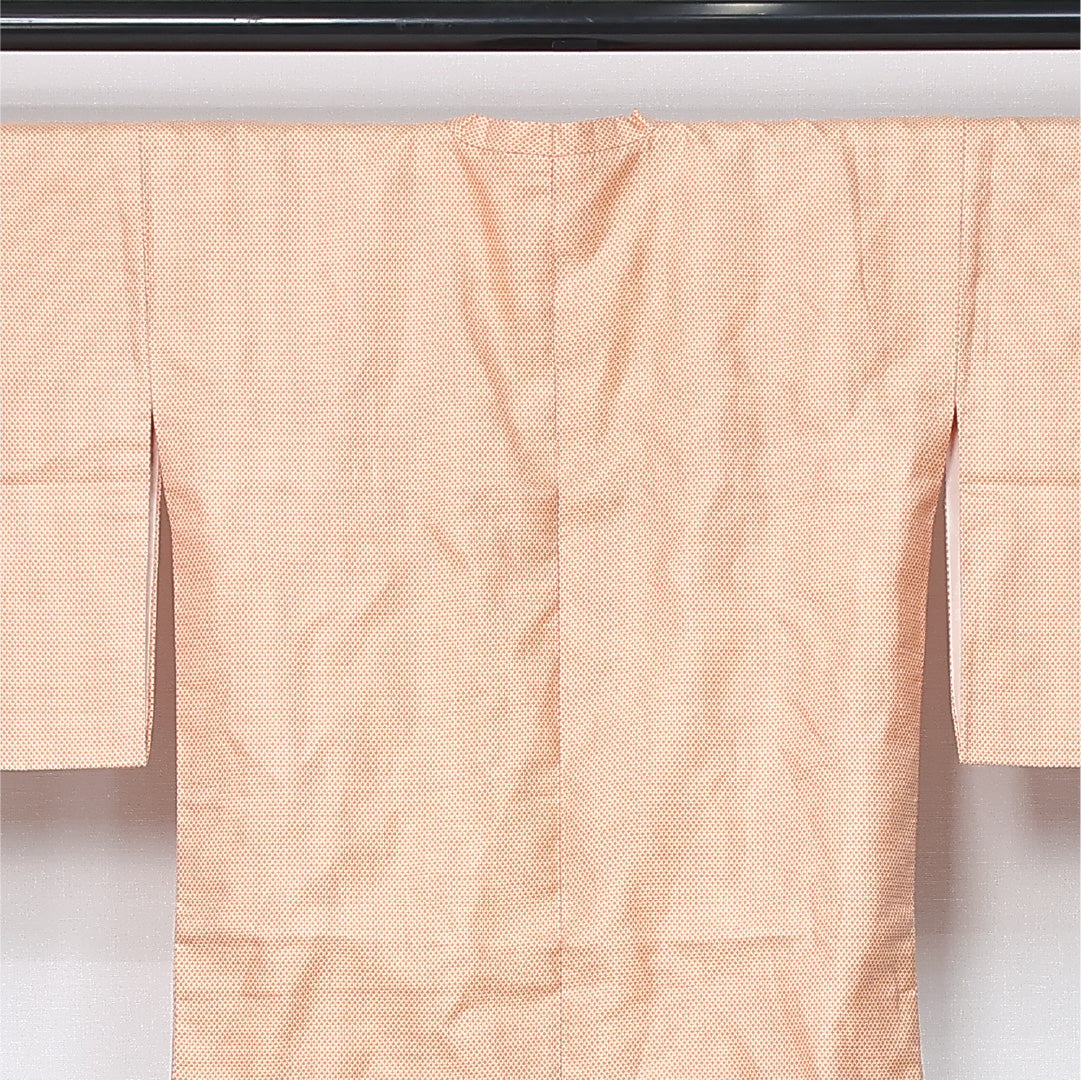 道行コート 袷 身丈86cm 裄丈63cm 正絹 Bランク カジュアル Sサイズ 十字絣 クリーム系 GP 1237-12069