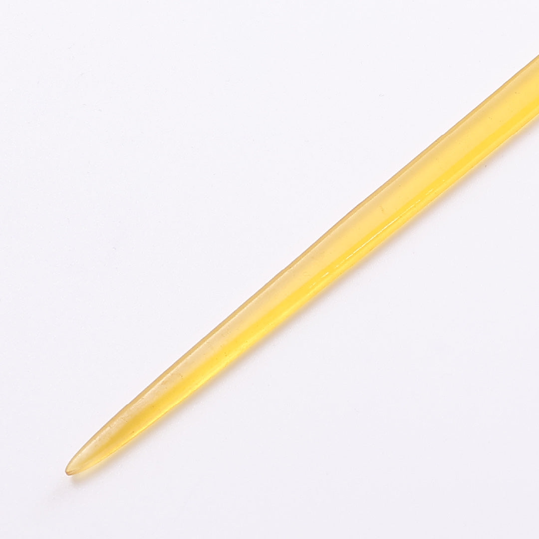 平打 髪飾り Aランク 白甲風 かんざし 蒔絵 螺鈿 椿 赤系 1237-00372