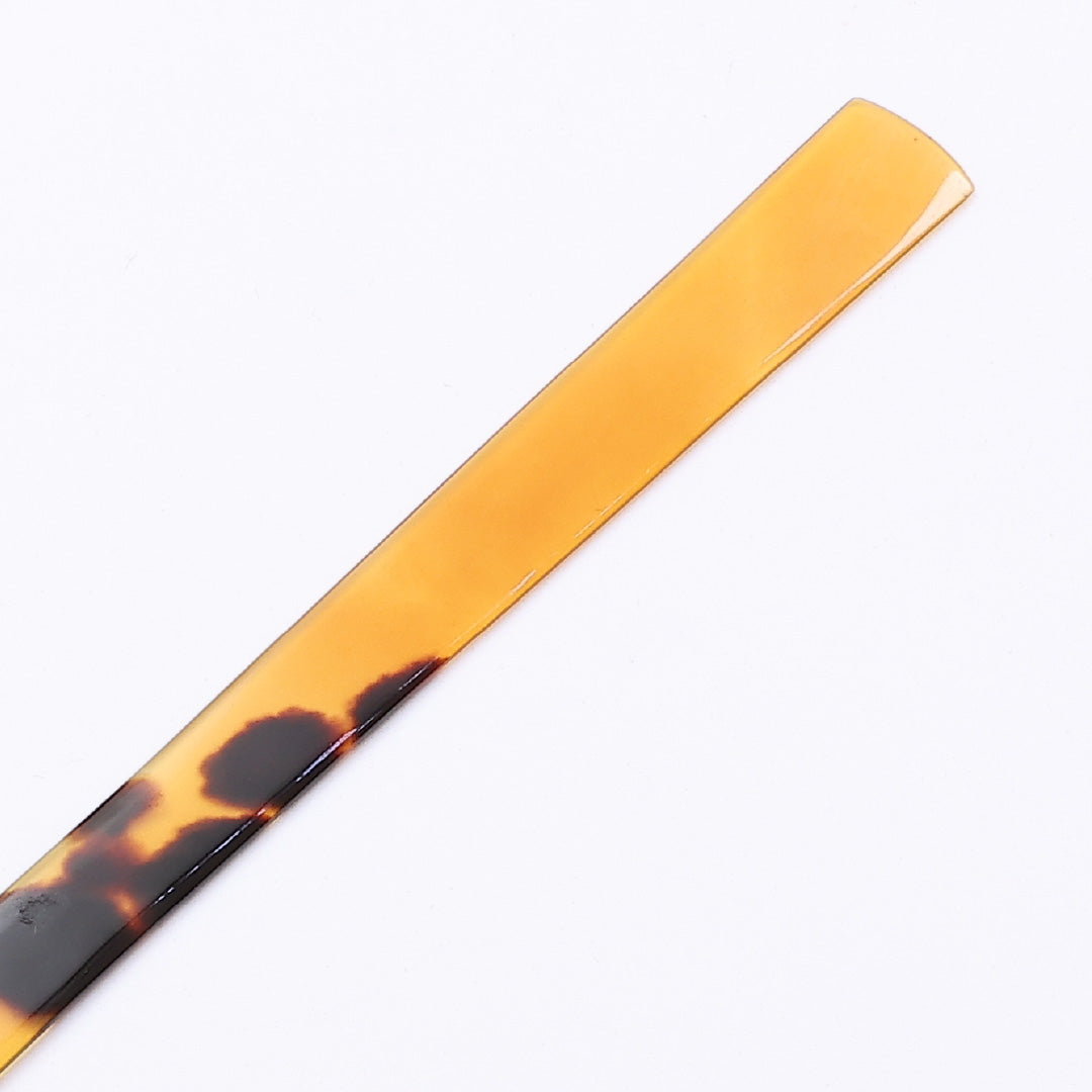 アンティーク 笄 髪飾り Bランク アクリル樹脂 べっ甲風 かんざし 婚礼 黄系 1237-00173