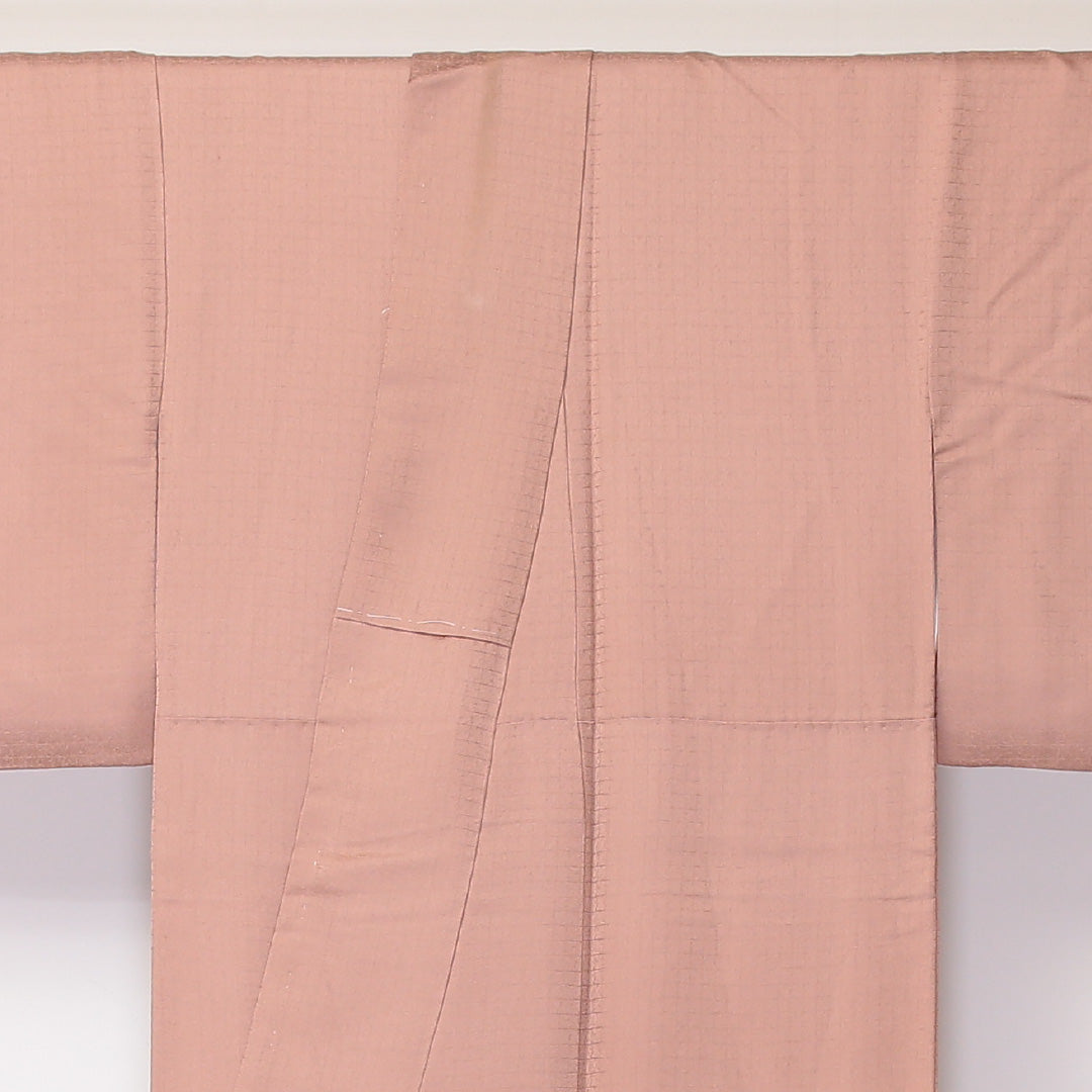 色留袖 一つ紋 身丈155cm 裄丈62.5cm Sランク 正絹 袷 広衿 M 金駒刺繍 鶴 道長取り 道長取り 鶴 笠松 吉祥文様 セミフォーマル 赤系 1211-F0223