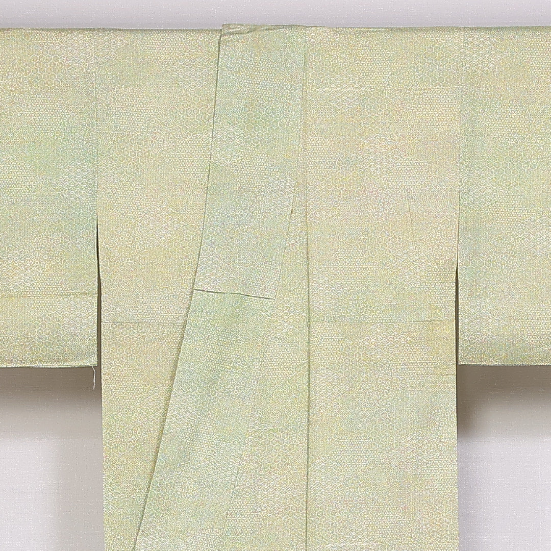江戸小紋 身丈152cm 裄丈62cm Cランク 袷 正絹 広衿 寄せ柄 1262-10080