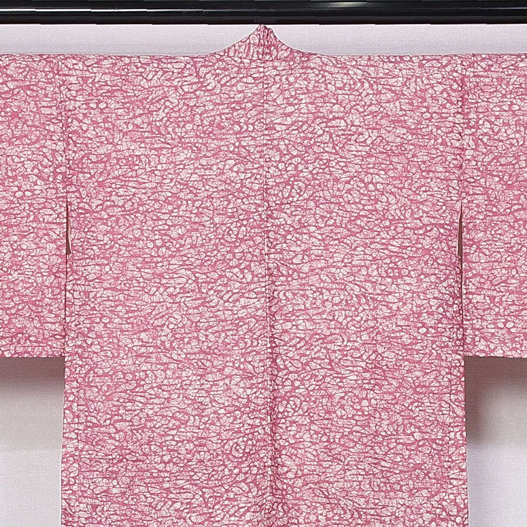羽織 身丈85cm 裄丈64.5cm M 正絹 Sランク 袷 紐あり 創作 1217-11083