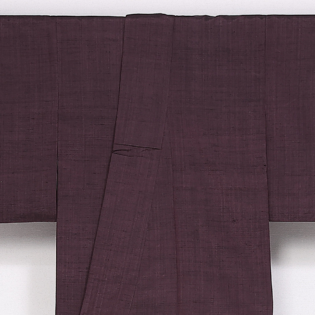 結城紬 身丈158cm 裄丈62.5cm Sランク 袷 正絹 広衿 付下げ 松 寺院 1216-10085