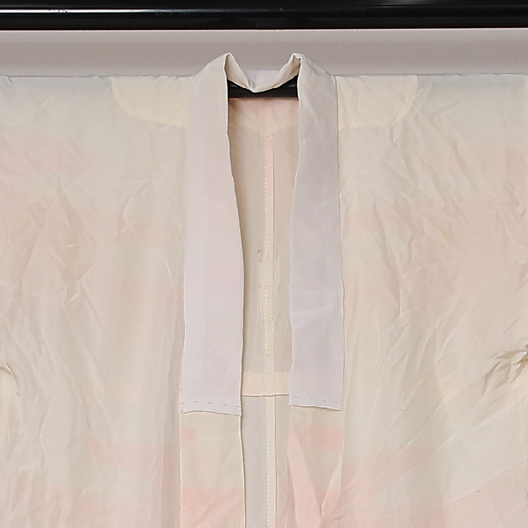 洗える着物 長襦袢 袷 身丈121cm 裄丈62cm ポリエステル Sランク Sサイズ エ霞 ピンク系 RP 1239-12695