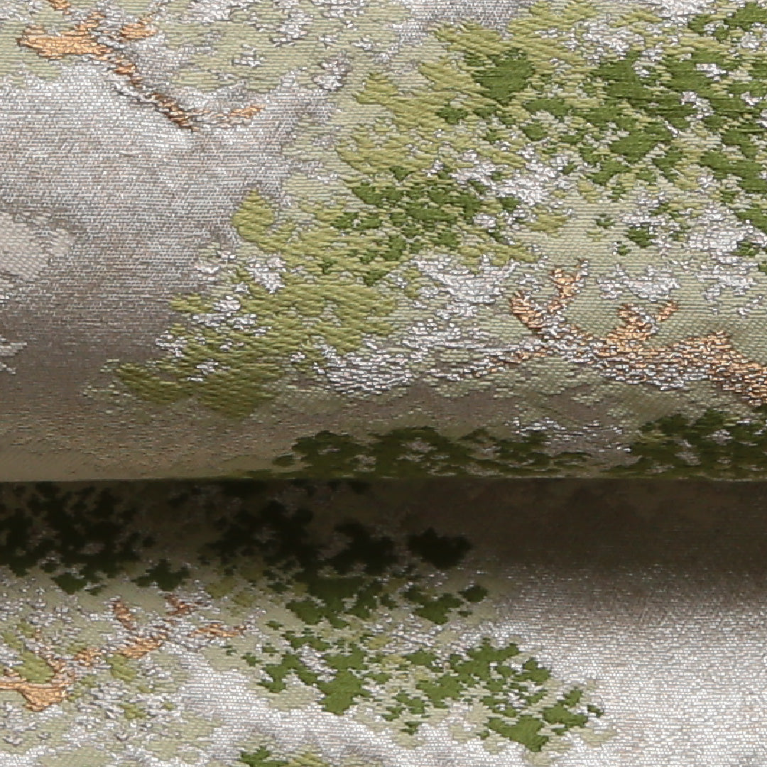 袋帯 帯丈428cm 正絹 六通 フォーマル 綴れ織 松 クリーム系 1243-01387