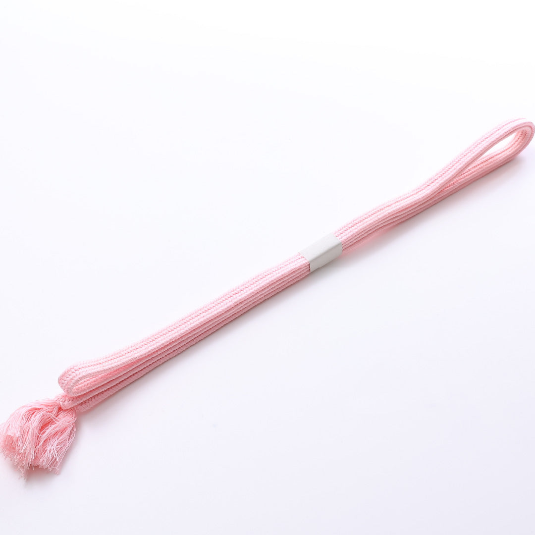帯締め 角組紐 冠組 正絹 ピンク系 Sランク 1236-000586