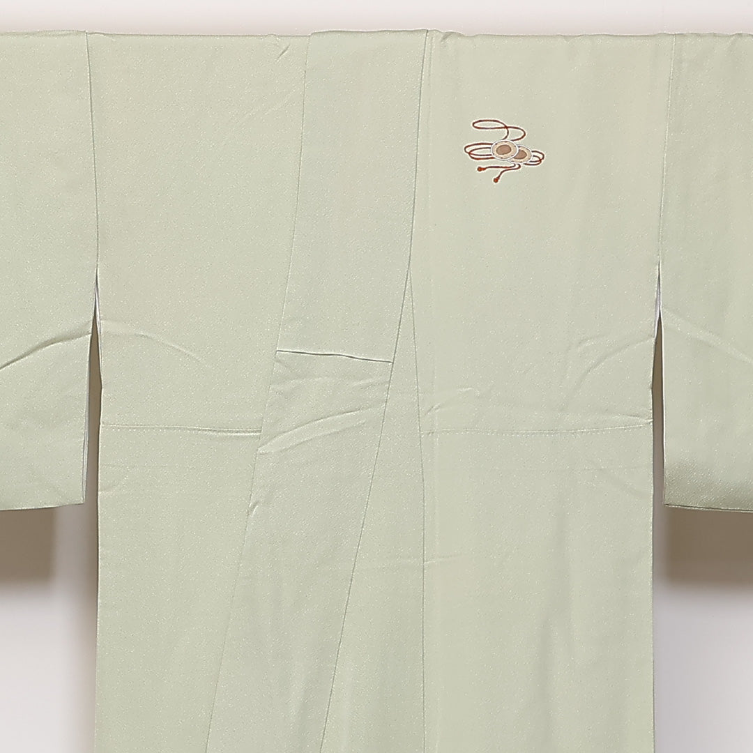 付下げ 袷 身丈155cm 裄64.5cm 正絹 能 人物 Cランク 1212-00740