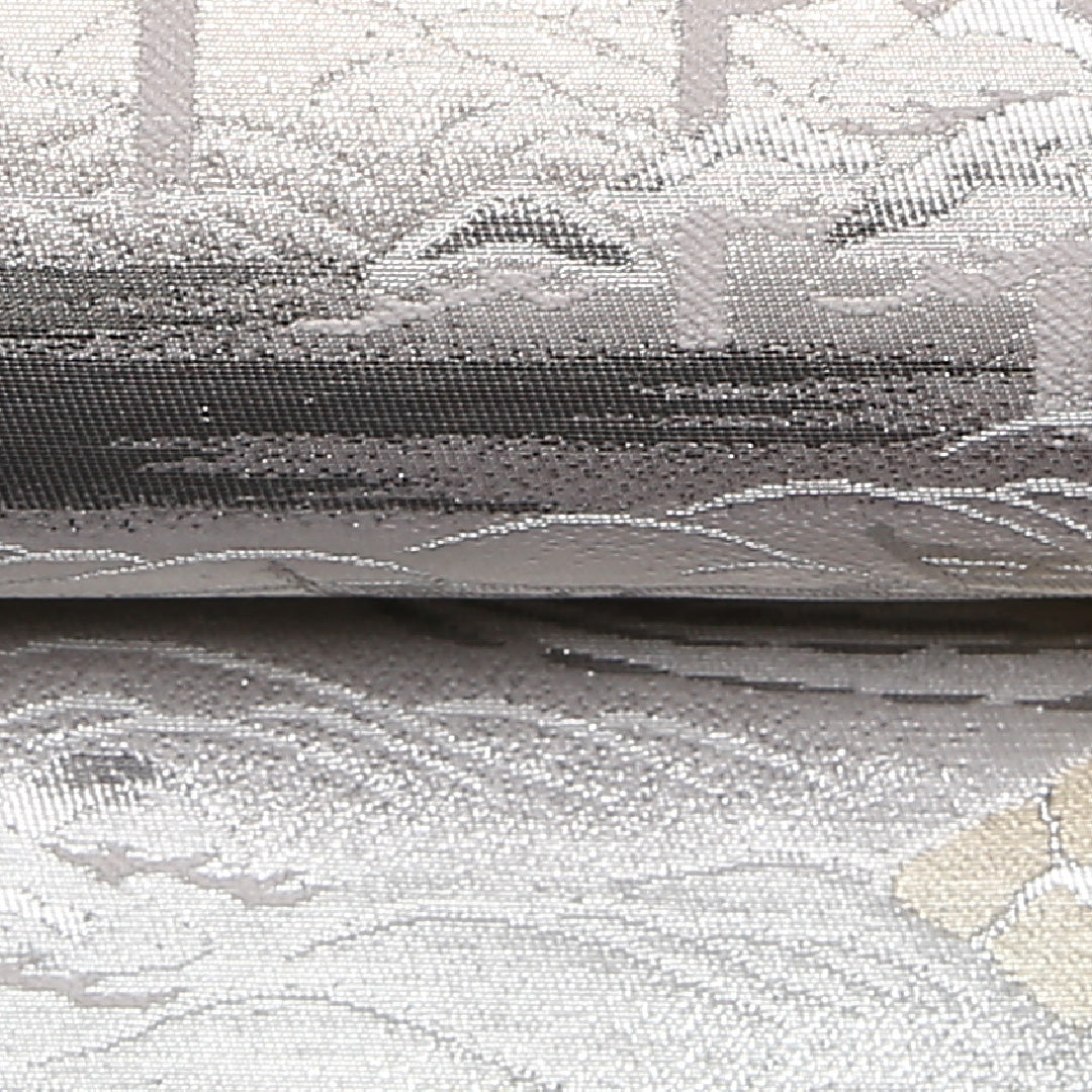 袋帯 帯丈432cm 六通 京洛百景 フォーマル セミフォーマル 緑系 正絹 Aランク 1223-01088