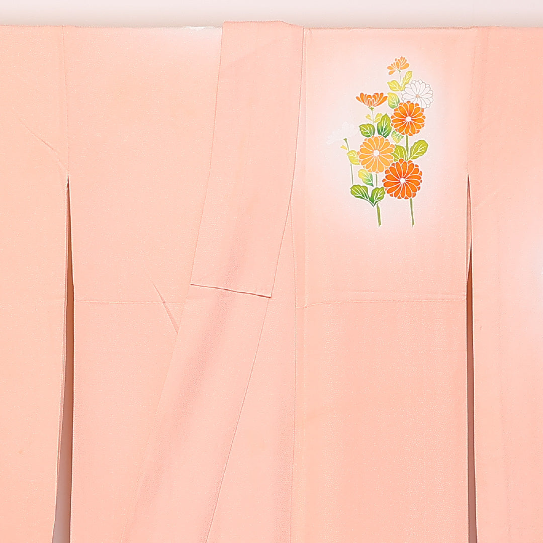 小振袖 身丈159cm 裄丈67cm Bランク 袷 正絹 広衿 熨斗 菊 1213-F0072