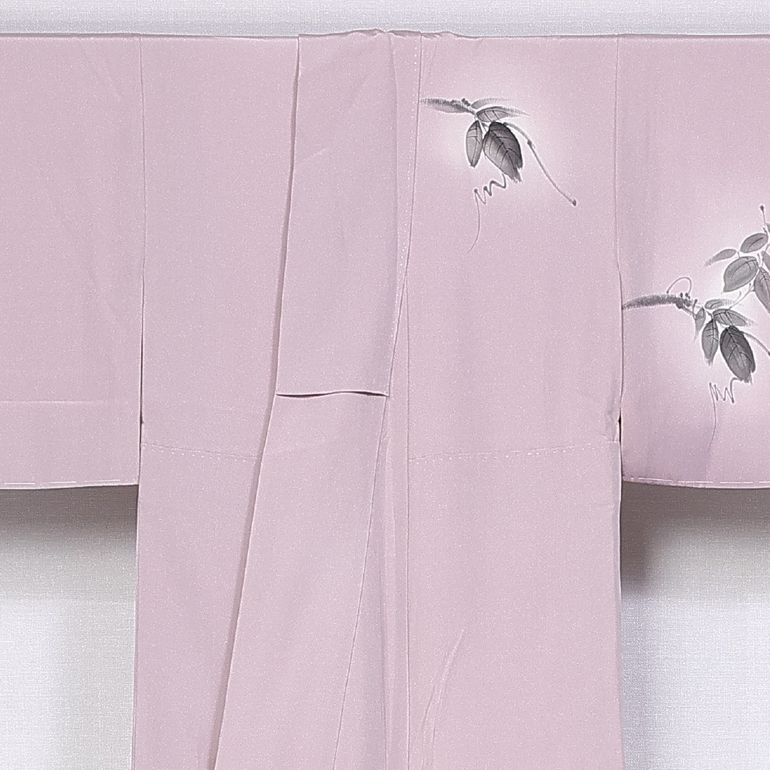 訪問着 身丈152cm 裄丈60cm Aランク 袷 正絹 広衿 草花 ぼかし 1212-10195