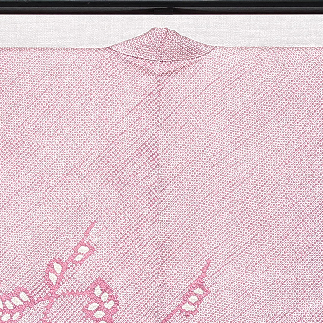 絵羽羽織 袷 身丈83cm 裄丈63cm 正絹 Sランク インフォーマル Sサイズ 雪柳 ピンク系 RP 1234-14659