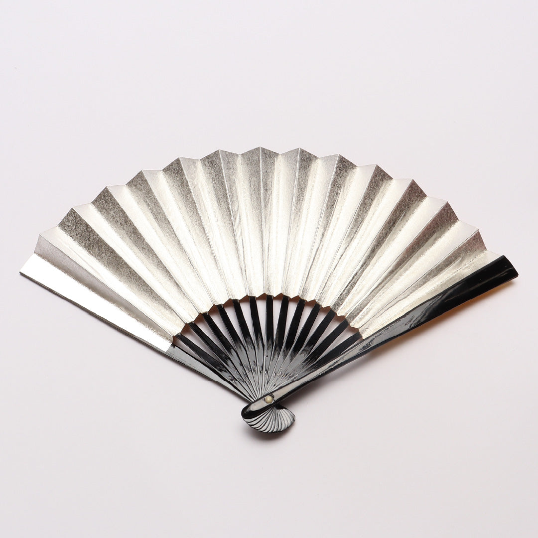 扇子 末広 留袖用 竹製 紙 Sランク 和装小物 金系 銀系 1240-00510