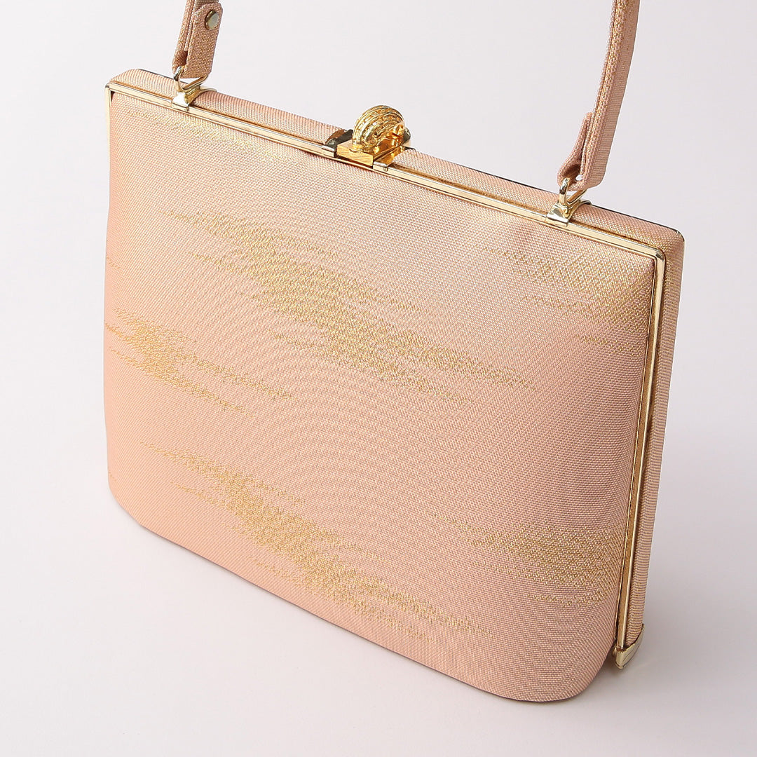 新古品 草履・バッグセット Nランク 礼装用 FREE 佐賀錦 吉祥文様 正絹 和装小物 朱系 1241-00982