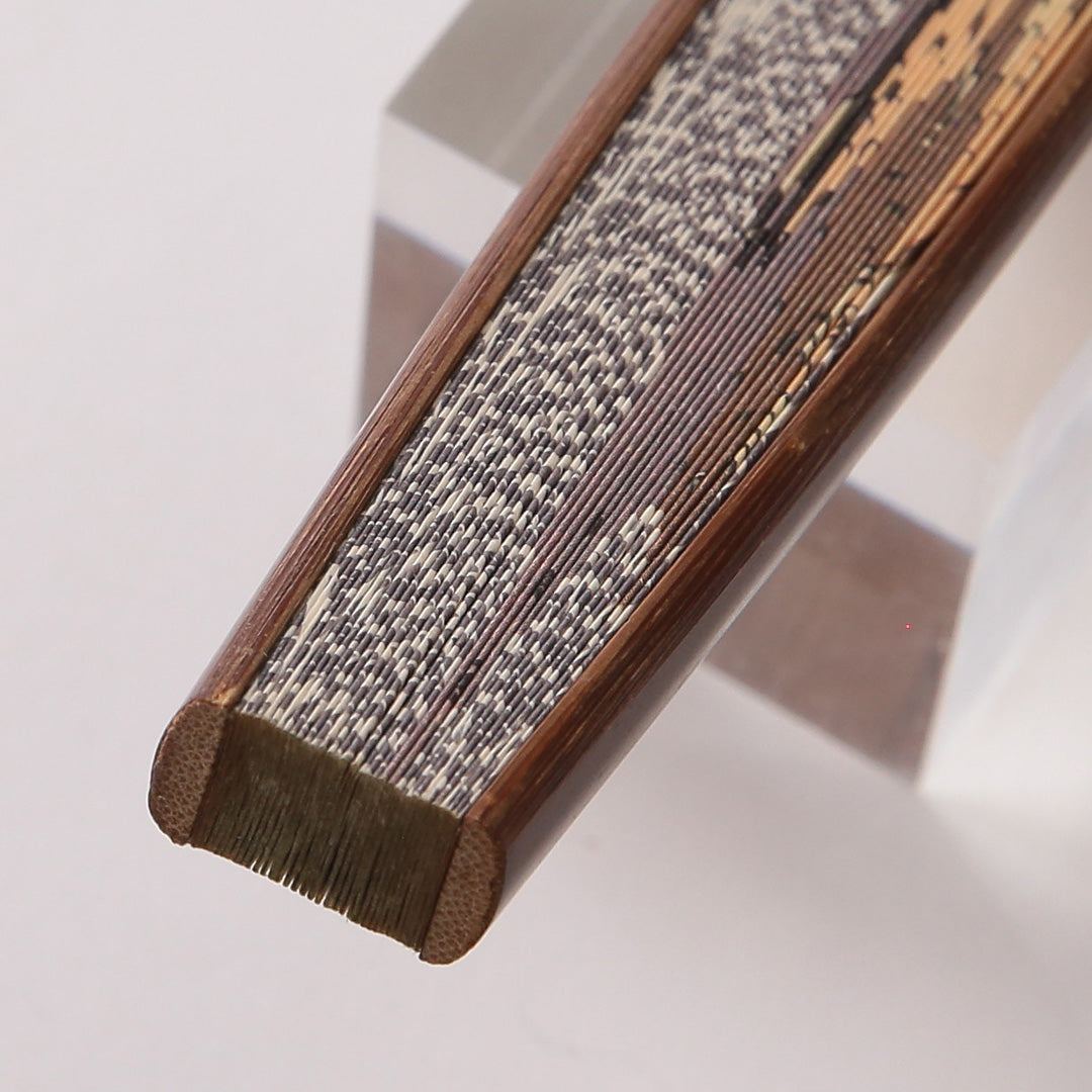 扇子 Aランク 紙扇子 カジュアル 浮世絵 木製 和装小物 茶系 1240-00954