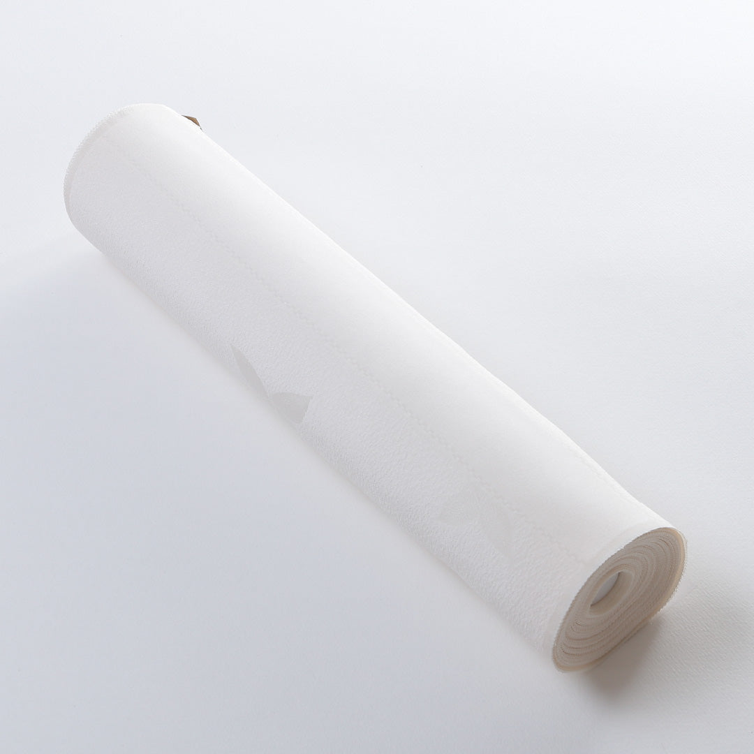 新品 反物 色無地 正絹 丹後ちりめん 蝶 証紙 白系 1232-00030-G040-11 1232-00030-G040