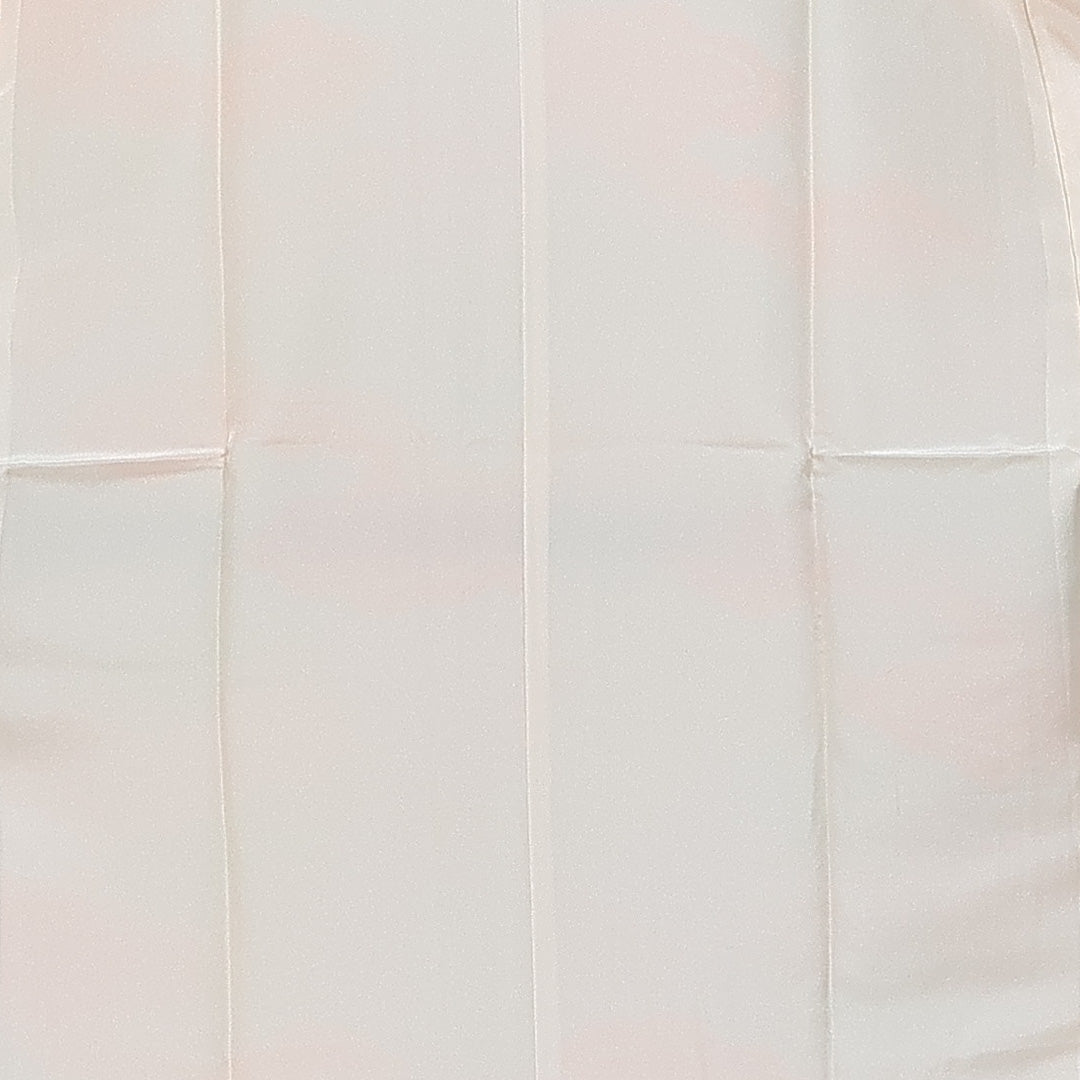 長襦袢 無双袖 身丈138cm 裄丈68cm 正絹 Sランク 紋意匠 (菊) 2XLサイズ 絞り ピンク系 RP 1239-14525