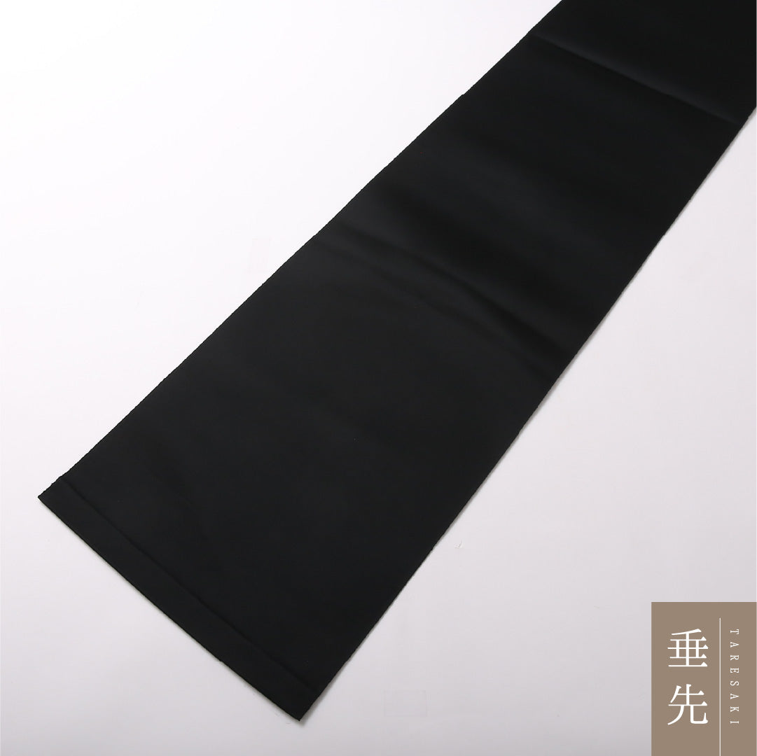 八寸名古屋帯 Sランク 帯丈338cm 正絹 ポイント柄 開き仕立て 織り インフォーマル 牡丹 黒系 RP 1245-03093