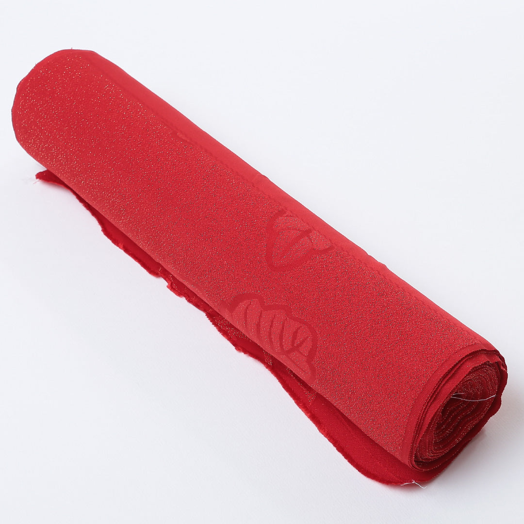 新品 反物 色無地 正絹 桐 金通し 丹後ちりめん 証紙 赤系 1232-00002-G002-12 1232-00002-G002