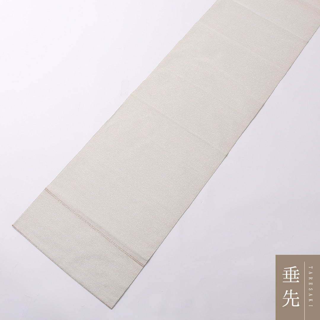 袋帯 帯丈456cm 正絹 ポイント柄 フォーマル 綴れ織 宝相華 白系 1243-01533