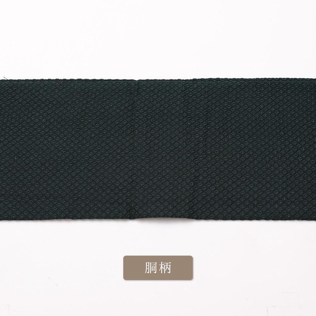 アンティーク 名古屋帯 帯丈332cm 六通 名古屋仕立て Cランク カジュアル 鹿の子柄 正絹 緑系 1224-01133