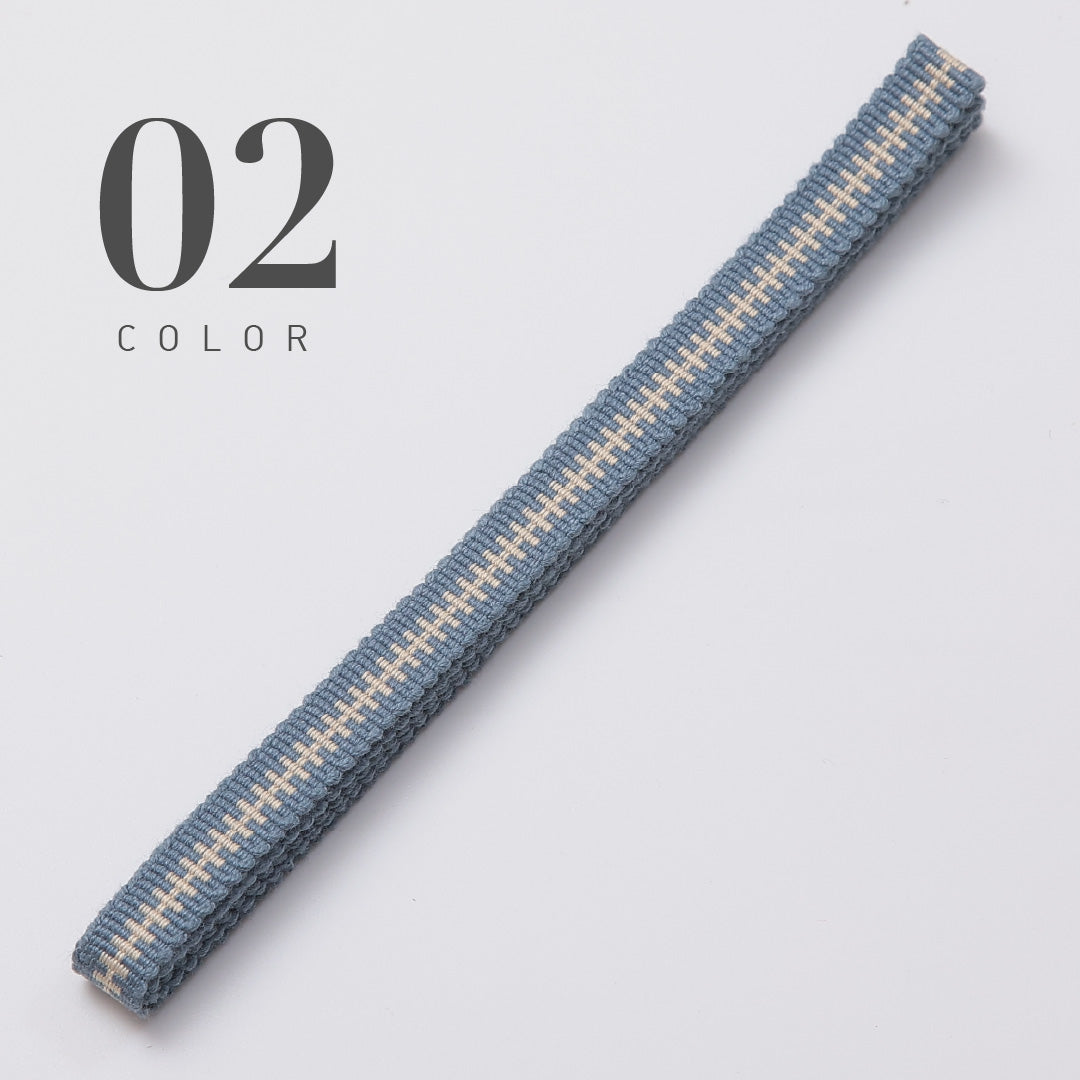 新品 真田紐 帯締め 長さ124cm 幅1cm 平織り 三分紐 12123-00001