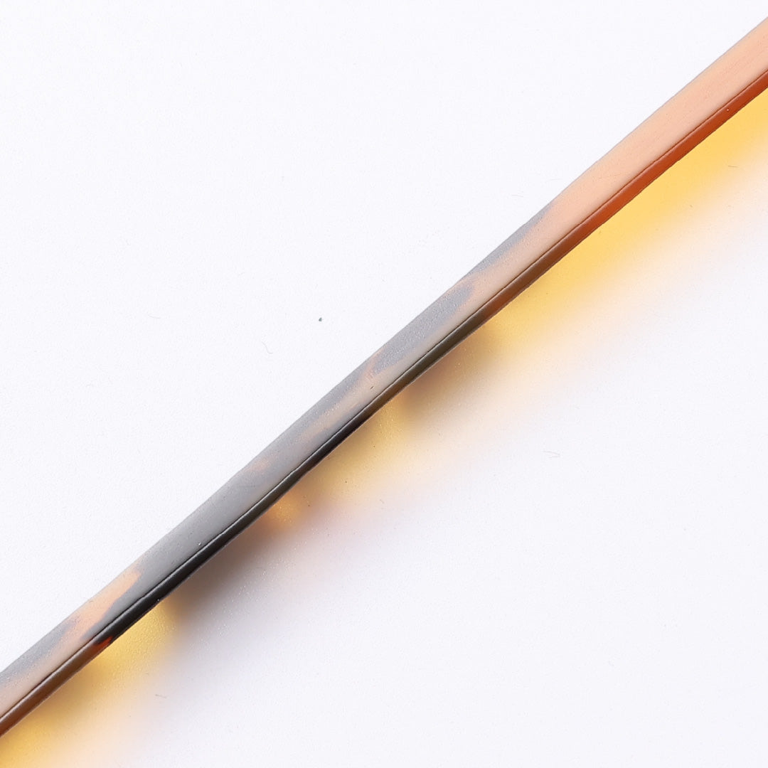 アンティーク 笄 髪飾り Bランク アクリル樹脂 べっ甲風 かんざし 婚礼 黄系 1237-00173