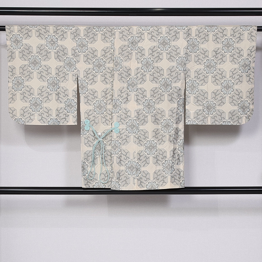 道中着 身丈77cm 裄丈65cm M 正絹 Aランク 袷 オリエンタル 1264-10795