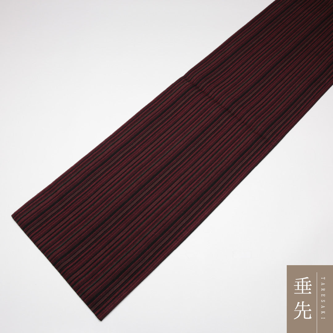 袋帯 帯丈448cm 正絹 ポイント柄 カジュアル 幾何学柄 紫系 1243-01133