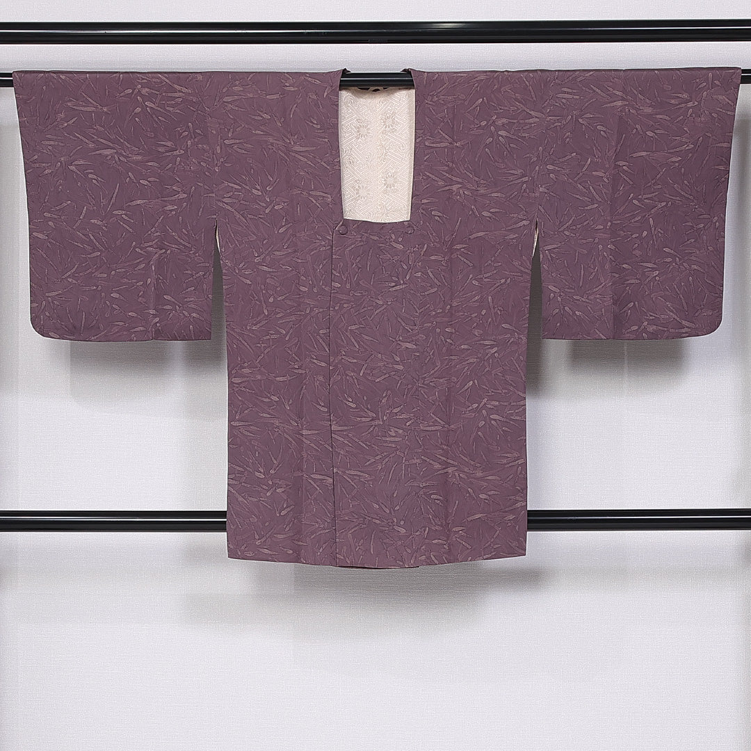 道行コート 身丈85cm 裄丈63.5cm S 正絹 Aランク 袷 ポケットあり 1263-10759
